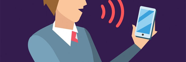 voice assistant graphic